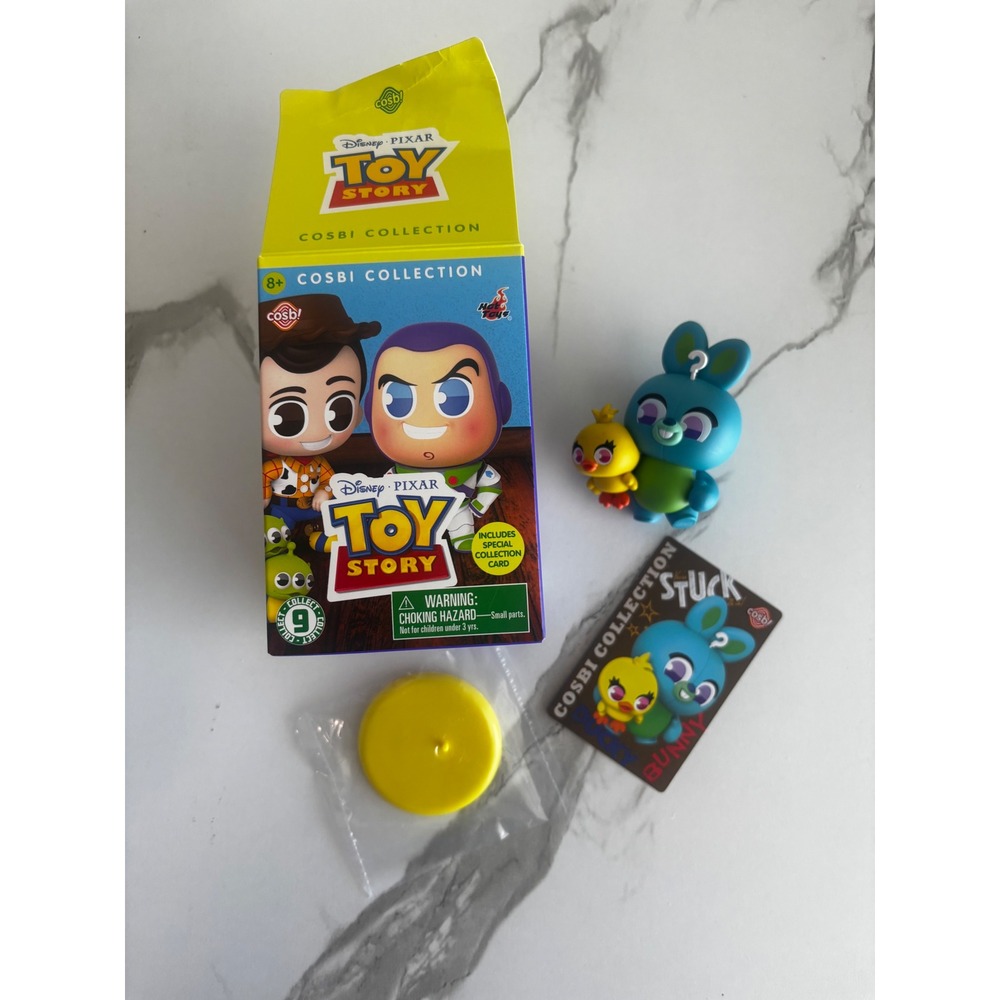 Hot Toys Toy Story Cosbi Collection Ducky and Bunny Mini Figure Set with Card